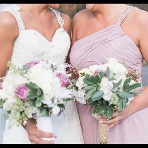 Alfred Angelo bridemaids dress- color: dusty rose